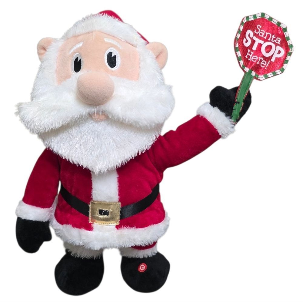 Animated And Singing Santa Claus Display